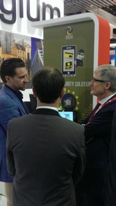 MWC2015 visit flemish president